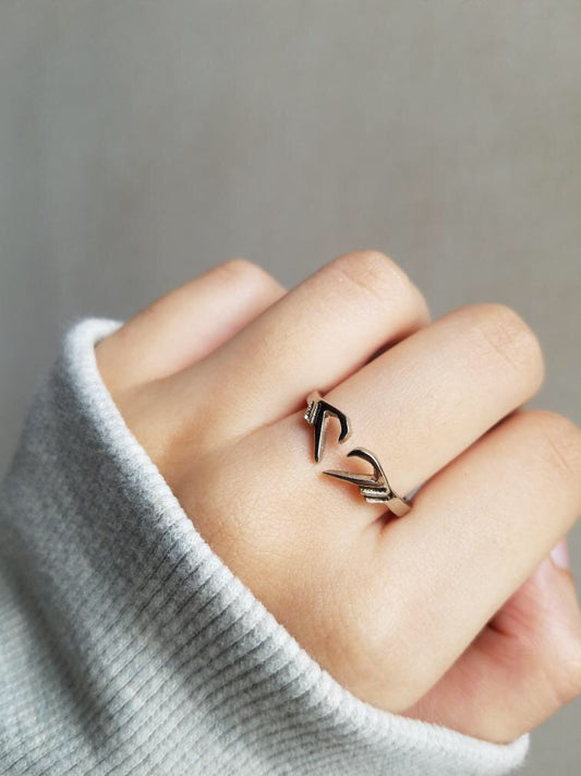 Adjustable Heart Ring