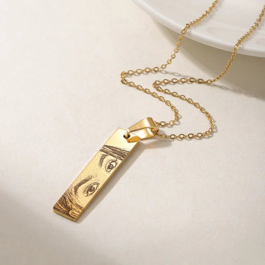 Personalized Eye Necklace