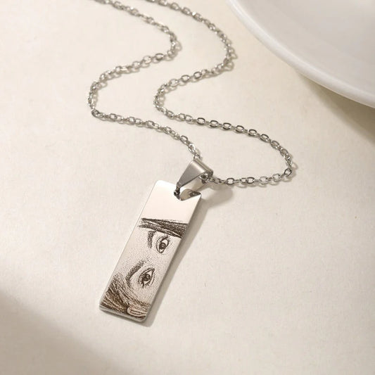 Personalized Eye Necklace